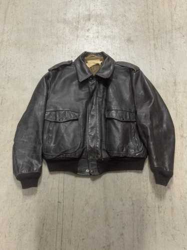 古着 70s Schott I-S-674-M-S G-1タイプ ボア ライナー 本革