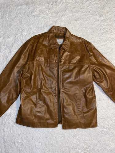 メロ17様 WILSONS LEATHER M.JULIAN ブラウンレザー