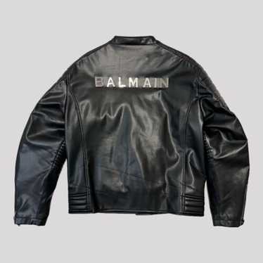 90'S Balmain Vintage Leather Jacket | eBay