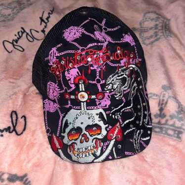 Y2k ed hardy hat - Gem