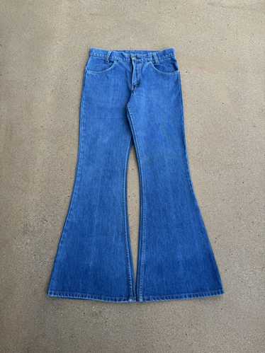 パンツ 70s Levi's 784 bellbottom flare denim Vintage 70s Levis 784 Bell Bottom Flare Wide Leg Orange Tab