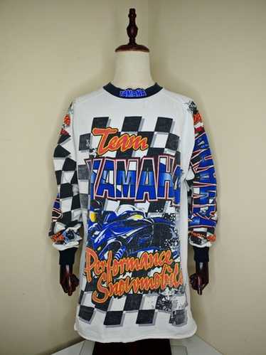 Yamaha Team Racing 長袖シャツ VINTAGE Fox Racing Team Yamaha RS Motocross Jersey XL - Etsy