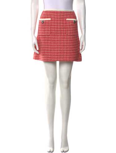 関税込!【MIU MIU】RED AND BEIGE SKIRT Miu miu red skirt - Gem