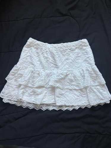 Preloved Women's Lace Skirt - White - S – White l… - image 1