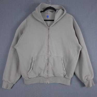 yeezy gap hoodie XL ジップアップ グレー イージー Yeezy x Gap Zip Up Exclusive Hoodie Dark Grey メンズ - SS22 - JP