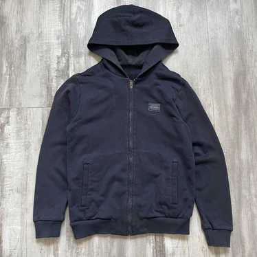 【Dolce & Gabbana】ジップアップフーディー Jersey zip-up hoodie in Blue for Men | Dolce&Gabbana® US