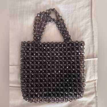 バッグ old gap handbag black Gap Black Leather Vintage 90's Medium Shoulder Bag Purse