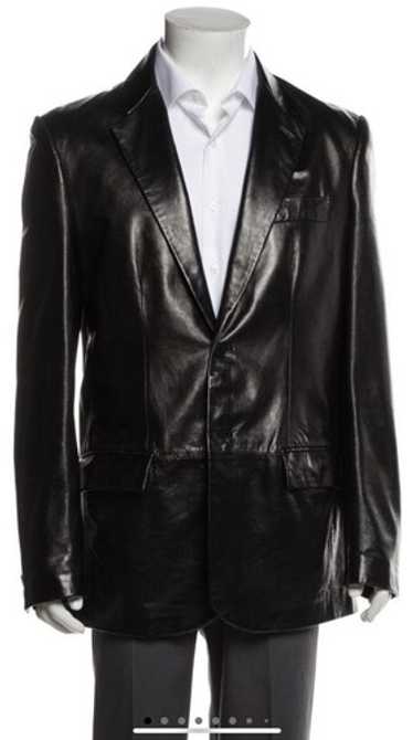 archive HELMUT LANG black leather pants | NOIR ONLINE