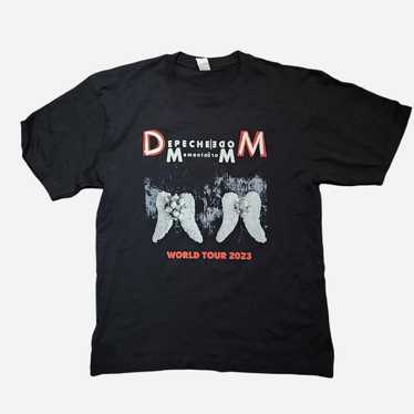 Depeche Mode t-shirt, vintage rare black tee shirt, 1… - Gem