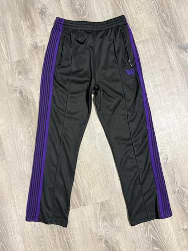 パンツ NEEDLES Track Pant Paisley black purple NEEDLES Track Pants Straight Black x Purple lines JO346 Size