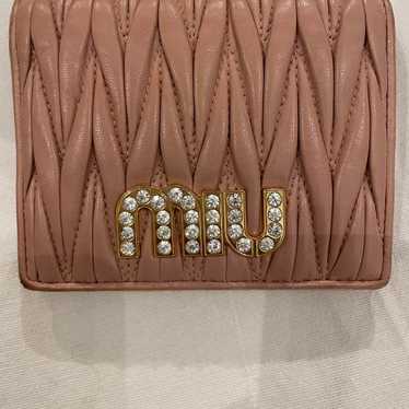 小物 FW2000 MIU MIU PYTHON WALLET Python wallet Miu Miu Purple in Python - 26165580