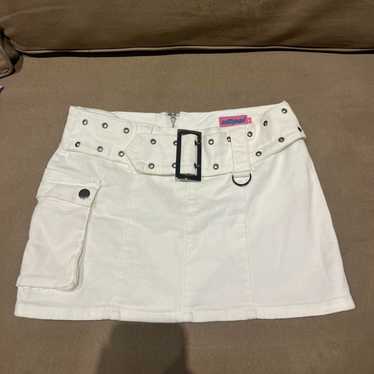 Edikted Women's Skirt - White - M – EDIKTED WHITE… - image 1