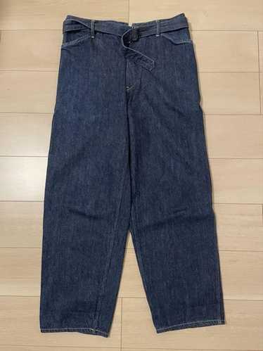 Comoli Denim Belted Pants | Tortoise General Store