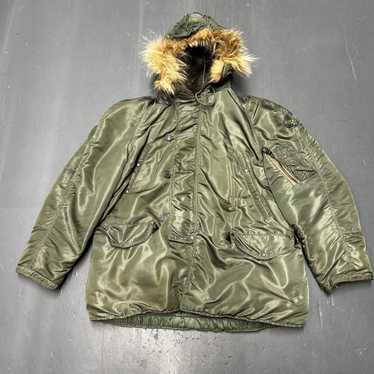 ジャケット・アウター ALPHA INDUSTRIES 50th N-3B vintage Alpha Industries N-3B Parka 20094 Men's Modern Fit Military