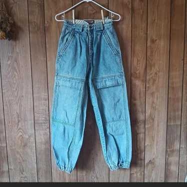 【KOOLOSET】Vintage Washed Parachute Denim Vintage jeans parachute denim - Gem