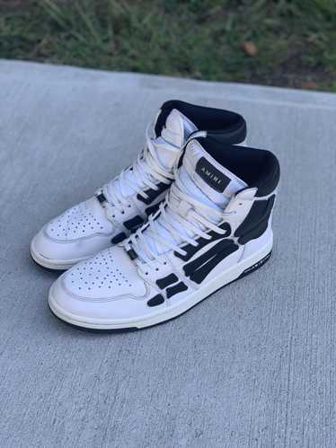 洗練【AMIRI 】 レオパードスケルトップローレザースニーカー Amiri leather sneakers - Gem