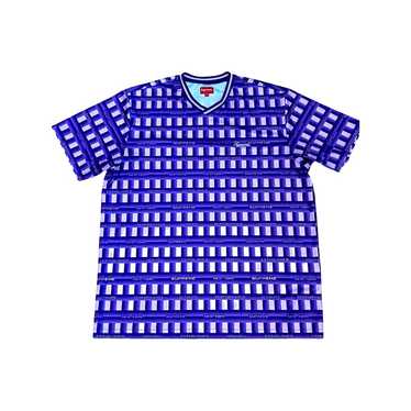 Supreme grid soccer jersey - Gem