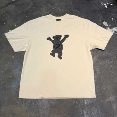 【関税込み】We11done オフホワイト Pearl Bear Tシャツ Off-White Pearl Bear T-Shirt by We11done on Sale