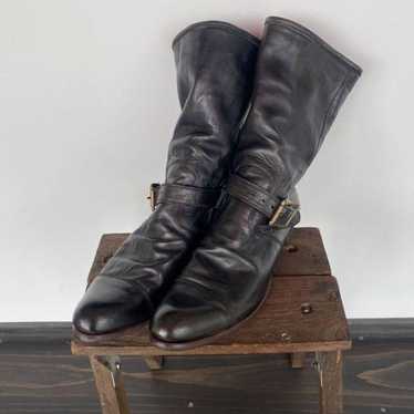 MiharaYasuhiro AW09 Triple-Layered Zip Leather Engineer
