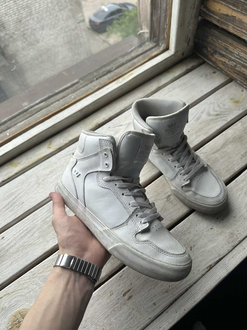 Streetwear × Supra × Vintage 🚨Supra Skytop High Top Skate Sneaker Shoes Mens