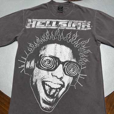 HELLSTAR Rage 半袖 Tシャツ チャコールグレー○関送無料○ HELLSTAR Rage T-Shirt | Grey | FARFETCH