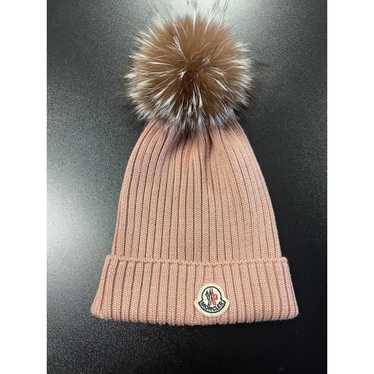 モンクレール　BERRETTO TRICOT KNITTED CAP 最終値下げ Moncler BERRETTO TRICOT Wool Beanie Ribbed NAVY BLUE SMALL