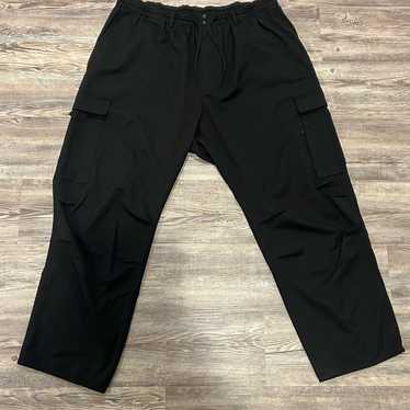 Y-3 M GABARDINE CARGO PANTS ブラック M Black M Washed Twill Cargo Pants by Y-3 on Sale
