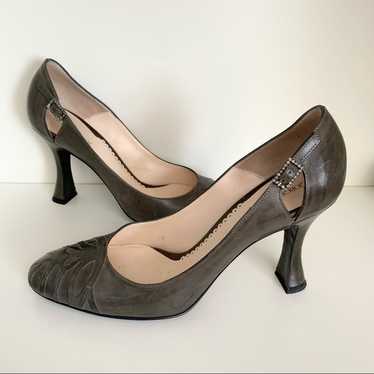 【新品】EMPORIO ARMANIシルバー ハイヒール 38定価¥79,800 新品】EMPORIO ARMANIシルバー ハイヒール 38定価¥79,800