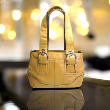 美品 1642 Coach Soho ワンショルダーバッグ シボ革 ピンク COACH コーチ ワンショルダー 9559 ショルダーバッグ レザー
