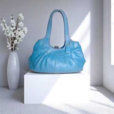 Coach 10740 Ergo Handbag Hobo Shoulder Bag Blue Green