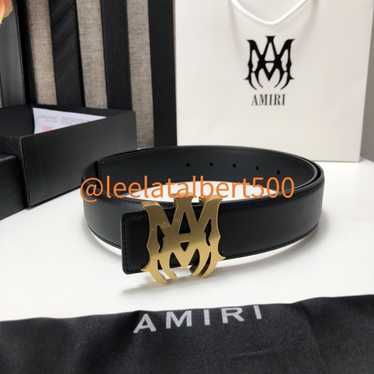 AMIRI ベルト Gold / Black アミリ Buy Amiri Staggered Belt 'Black/Gold' - PS24MAL005 BLAC | GOAT