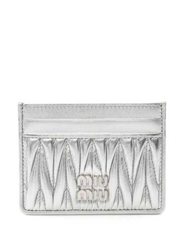 【MIUMIU】MiuMiu cardholder★ベージュ【ランク：Ｓ】 Card Holders For Women | Miu Miu
