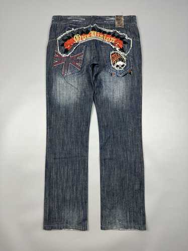 パンツ in the attic zip design denim jeans in the attic zip design denim jeans