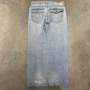 TRUE RELIGION VINTAGE RAINBOW JOEY JEANS SIZE 30 RARE
