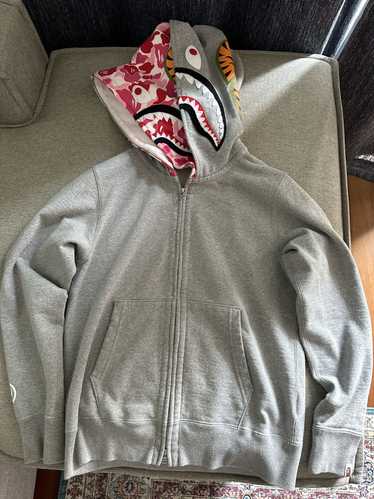 Bape double zip hoodie - Gem