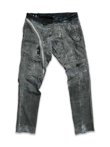 Rick Owens パッチワークデニムRR19S2311-SCOMW4 33 Rick Owens リックオウエンス デニムパンツ サイズ:28インチ