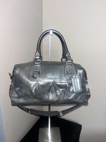 COACH Poppy シルバー グレー COACH Poppy シルバー グレー