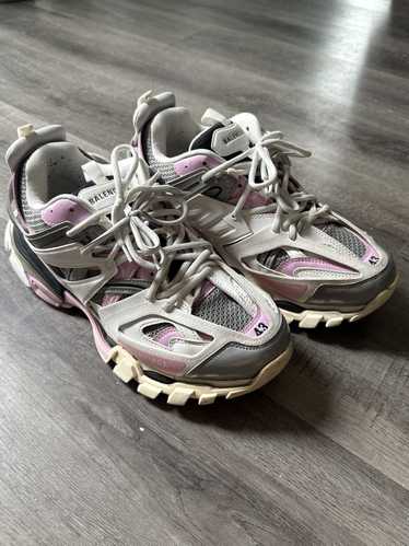 スニーカー Balenciaga Track Sneakers Balenciaga Track Sneaker Blue White Distressed Worn Out