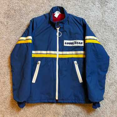 Vintage Goodyear Official #1 in Racing Jacket Mens XL Navy