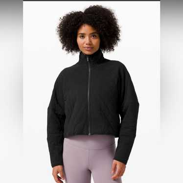 BASE CALM 【QUILTED COAT】 Lululemon Quilted Calm Jacket - Black - lulu fanatics