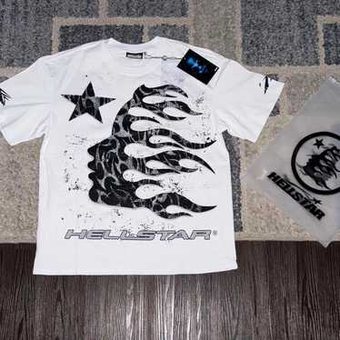 HELLSTAR ☆ THORN Glitter T-Shirt 半袖Tシャツ Hellstar Thorn Glitter T-Shirt White Men's - FW24 - US