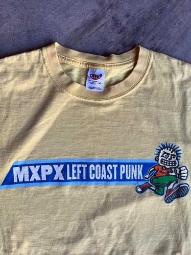 90s mxpx ヴィンテージ　tシャツ Vintage 90's MXPX Magnified Plaid Punk Rock Band T Shirt