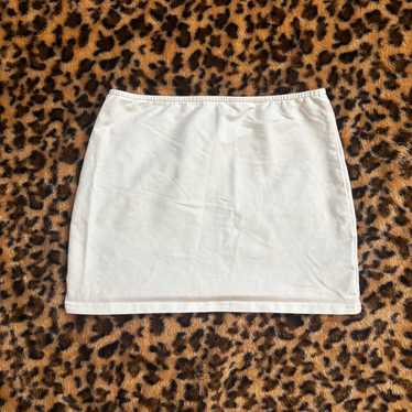 Edikted Women's Skirt - White - S – White edikted… - image 1