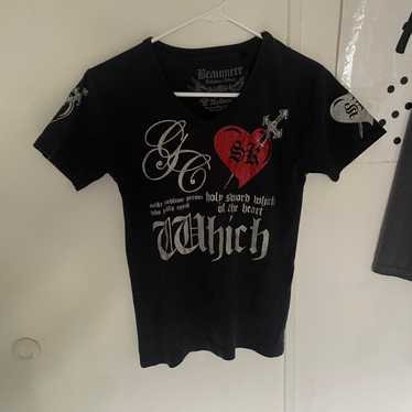 HYSTERIC GLAMOUR - mikiHYSTERIC GLAMOUR HYSTERIC HEART HYSTERIC GLAMOUR WOMEN HYSTERIC HEART T-SHIRT