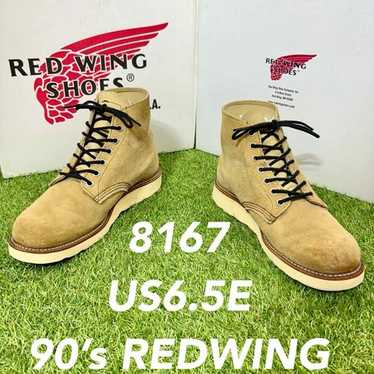 【即日発送】 8167 wing Red boots Gem - 靴