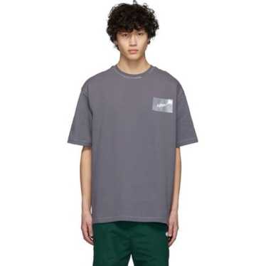 ★ADERERROR★ Flut cropped tshirt Gray ADER error Gray Flut T-Shirt | REVERSIBLE