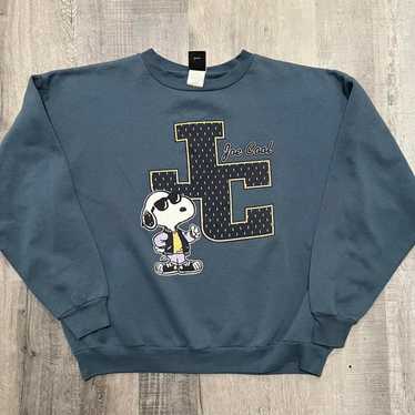 70s スヌーピー JOE COOL Michigan スウェット 70-80s ARTEX SNOOPY JOE COOL クリスマス スウェット MADE IN