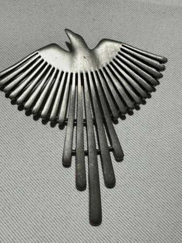 ヴィンテージ品✨️ アメリカ製 VANITY フェニックス ブローチ Vintage phoenix bird brooch - Gem