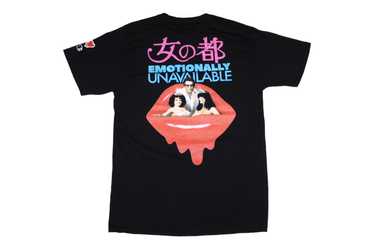Emotionally Unavailable　✕　チャンピオン Tシャツ　黒 Emotionally unavailable x champion - Gem