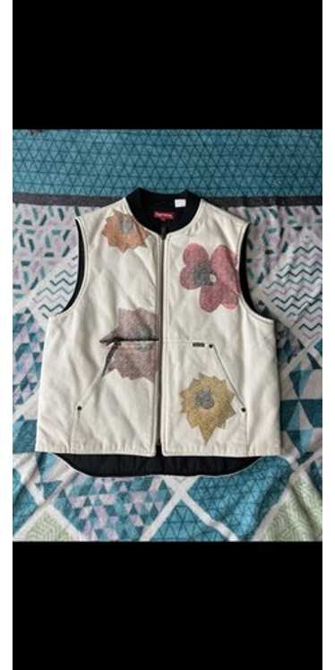 メンズウェア Supreme Nate Lowman Work Vest 新品 22SS SUPREME × Nate Lowman Work Vest (Size：L